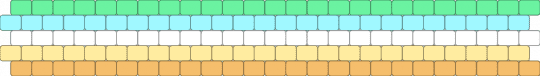 Neopronouns (2) 5 stripe flag - teal,light blue,yellow,orange,pride,pride flag,neopronouns,pronouns