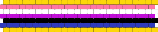 Interfluid 7 stripe flag - yellow,pink,pride,pride flag,intersex,genderfluid,interfluid