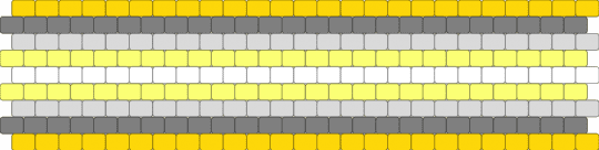 Inter-Demigender 9 stripe flag - yellow,gray,pride,pride flag,intersex,demi,demigender
