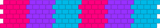 Androgyne 6 stripe flag - pink,purple,light blue,pride,pride flag,gender,androgyne