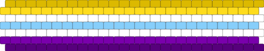 Intermasculine 7 stripe flag - yellow,purple,pride,pride flag,gender,intersex,intermasculine