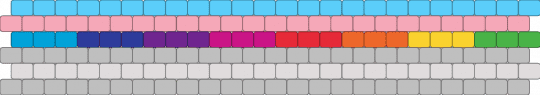 Trinsgender / Cransgender (2) 6 stripe flag - light blue,pink,beige,pride,pride flags,cistrans,cis,trans,trinsgender,cransgender,gender
