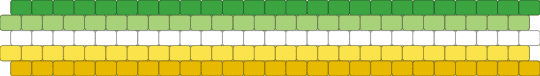 AroAllo/AlloAro 5 stripe flag - green,yellow,pride,pride flag,aromantic,aro,allo,allosexual