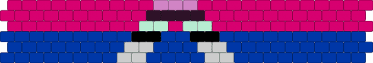 Cis Xenic Ally 6 stripe flag - pink,blue,pride,pride flag,ally,cis,nonbinary,xenic