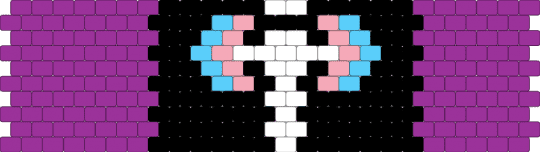 Labrys Lesbian & Trans (2) 10 stripe flag - 