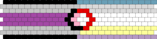Fictjectum (2) 9 stripe flag - beige,pink,pride,pride flag,ficto,objectum,fictosexual,fictoromantic
