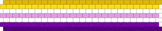 Interandrogynous 7 stripe flag - yellow,purple,pride,pride flag,gender,intersex,interandrogynous