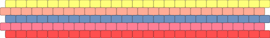 Alterous Attraction (4) 5 stripe flag - beige,pink,colorful,pride,pride flag,alterous,alterous attraction