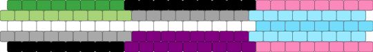 Aro & Ace & Transmasc 5 stripe flag - green,pink,light blue,pride,pride flag,aromantic,asexual,aroace,trans,transgender,transmasc