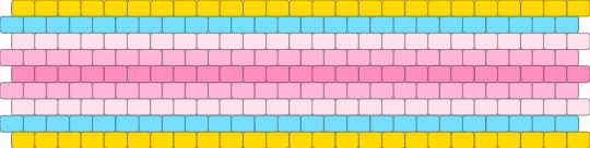 Intertrans AMAB Transfem 9 stripe flag - pink,pride,pride flag,intersex,trans,intertrans,transfem,amab