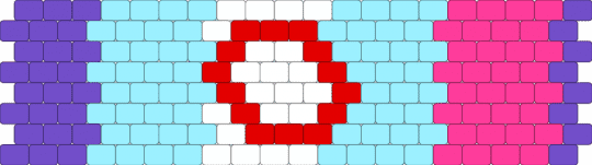 Multum 8 stripe flag - light blue,pride,pride flag,objectum,osor,os,or,multum