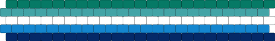 Bluegay/MLM 5 stripe flag - teal,pride,gay,pride flag