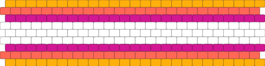 Fat pride 9 stripe flag - orange,red,pink,pride,pride flags,fat,fat pride