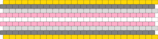 Inter-Demigirl 9 stripe flag - yellow,gray,pink,pride,pride flag,intersex,demi,demigirl