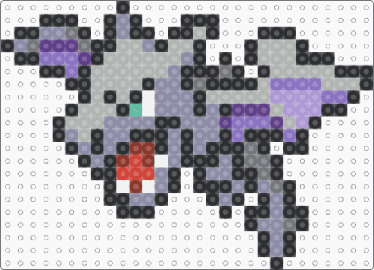 Aerodactyl for the liq pokemon project - black,gray,beige