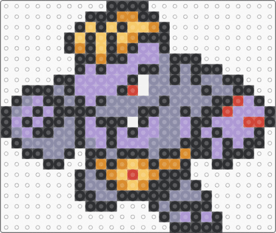 Machoke for the liq pokemon project - black,gray,pink