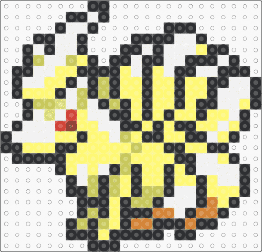 Ninetales for the Liquicity pokemon project - yellow