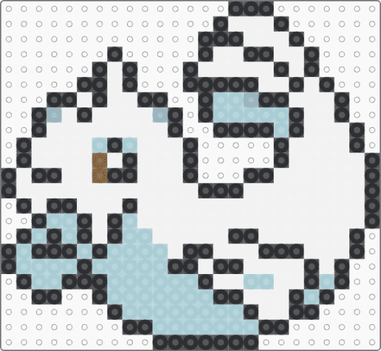 Dewgong for the liq pokemon project - white,light blue