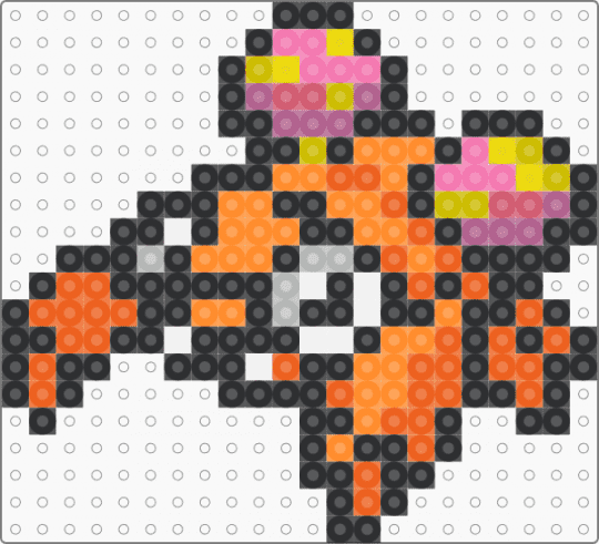 Paras for the Liq pokemon project - black,orange