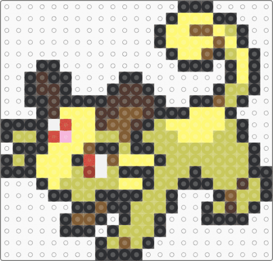 Persian for the Liq pokemon project - black,green,yellow