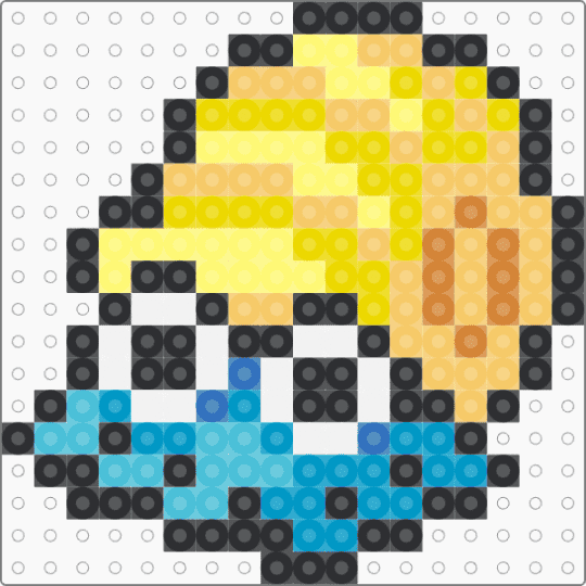 Omanyte for the liq pokemon project - yellow