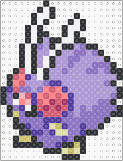 Venonat for the Liq pokemon project - blue,pink