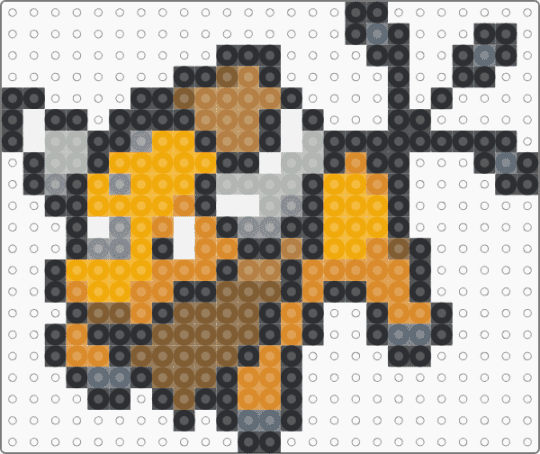 Tauros for the liquicity pokemon project - black,tan,orange