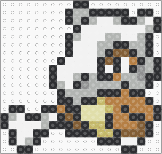 Cubone for the liquicity pokemon project - beige,tan