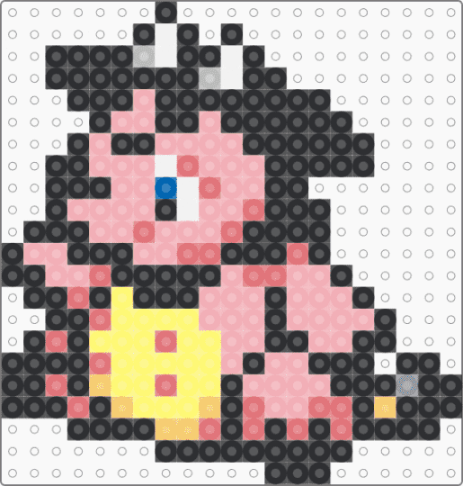 Miltank for the liq pokemon project 2.0 - beige, black, red, yellow