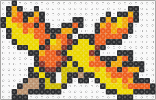 Moltres for the liq pokemon project - orange,yellow