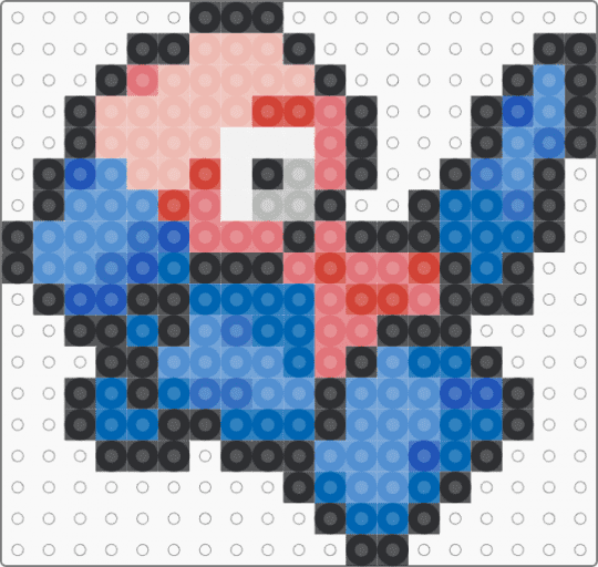 Porygon for the liq pokemon project - blue,light blue