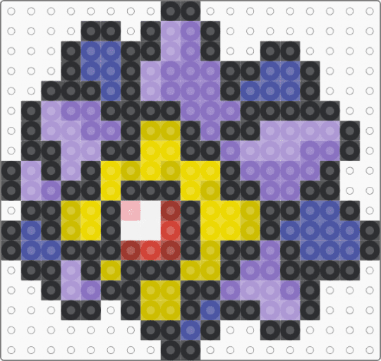 Starmie for the liq pokemon project - black, blue, colorful, purple, yellow