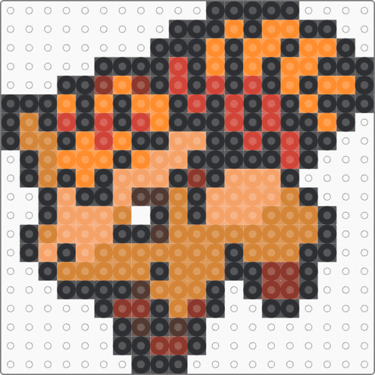 Vulpix for the liq pokemon project - orange