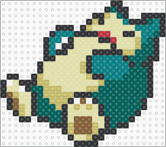Snorelax for the liq pokemon project - yellow,gray