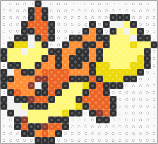Flarion for the Liq pokemon project - yellow,orange