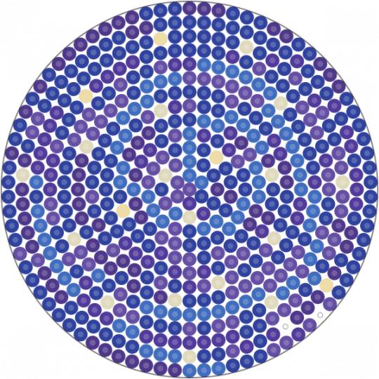 starry sky coaster - purple