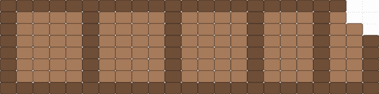 chocolate bar cuff - brown, tan