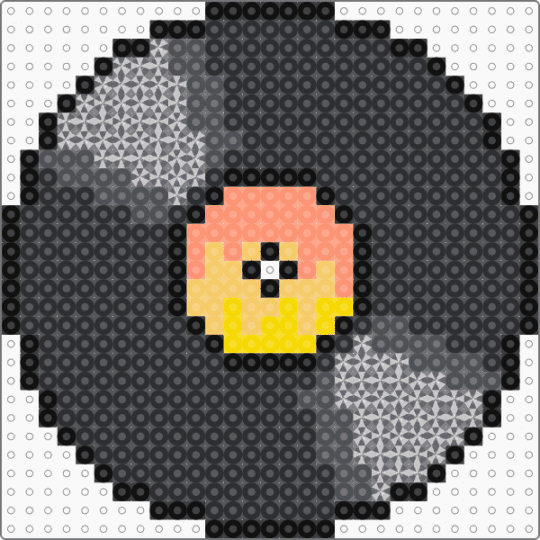sunset record - black, gray