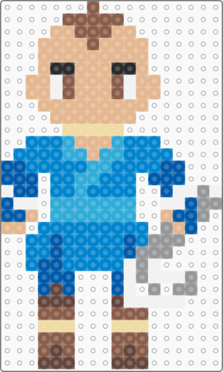 Sokka Avatar: The Last Airbender - blue,beige