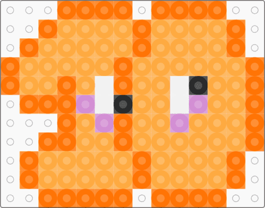 scrunkly ten - orange,bfdi,algebralien,cute,tenbfdi
