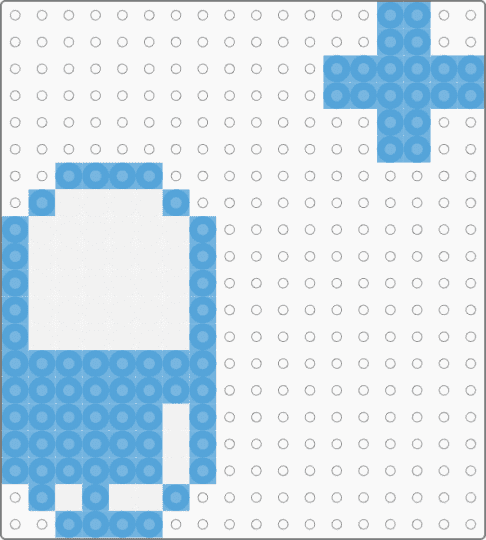 pill - light blue,white