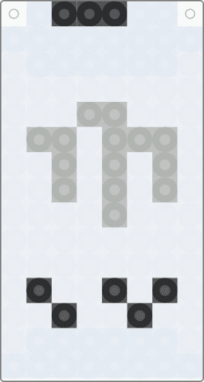 mini white monster - white