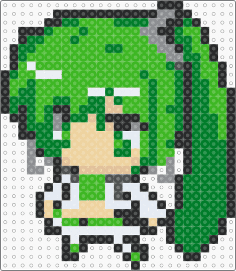 Fanne Hero vocaloid pattern - green
