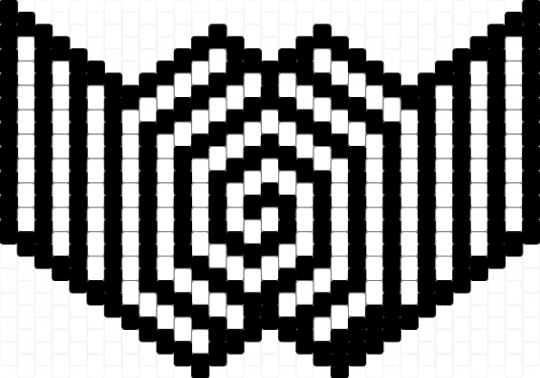 Spiral Subzero Mask - black,white,spiral,mask,subzero,kandi