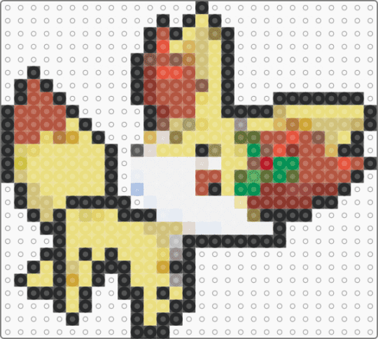 Pokémon Christmas Finnegan - yellow,red,beige