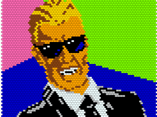 max headroom - purple,green,pink