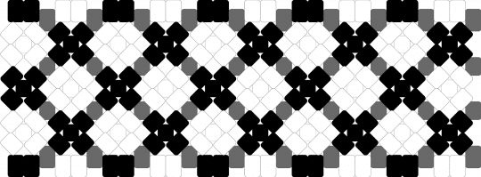 checkered cuff cus life is good - black, checkered, gray, white