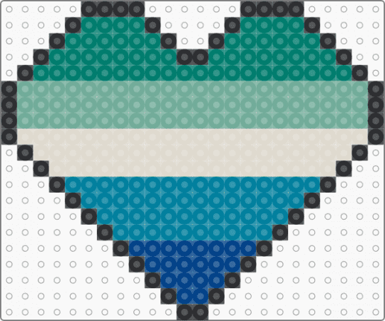 mlm heart - teal,mlm,gay,lgbtq,pride