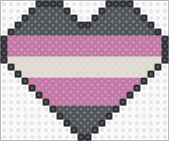 demigirl heart - pink,demi,demigirl,lgbtq