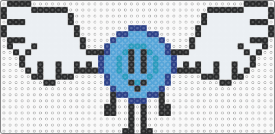 stupid one #7 - white,blue,light blue,lol,idk,oc